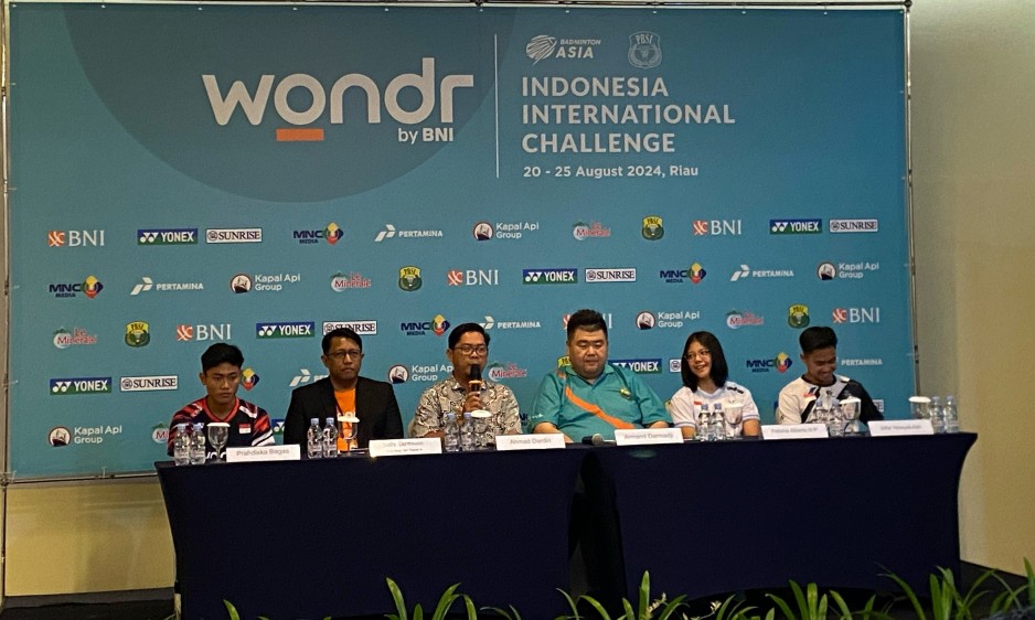 WONDR by BNI Indonesia International Challenge 2024 di GOR Gelanggang Remaja (foto/Yuni)